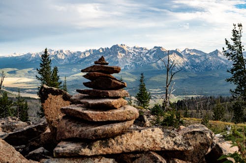 Foto d'estoc gratuïta de fent equilibris, majestuós, muntanyes