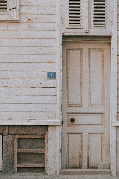 Closed Door in House