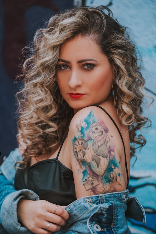 Woman with Tattooed Balloon
