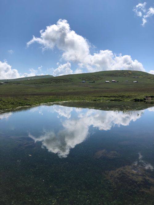 Free stock photo of cloud, mountain lake, nature Stock Photo
