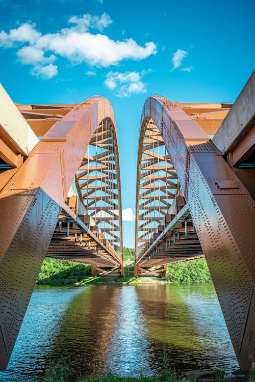 Arches of Bridge on River