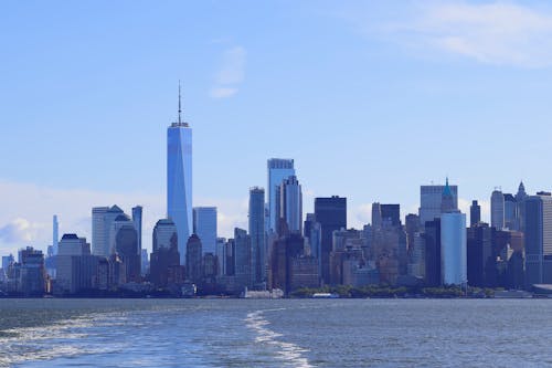 Skyline of Lower Manhattan, New York City, New York, United States