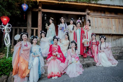 Free A group of women in traditional attire posing outdoors, showcasing cultural elegance. Stock Photo