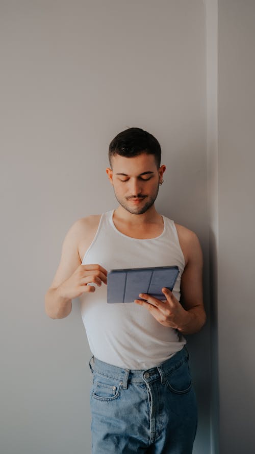 Man with Tablet