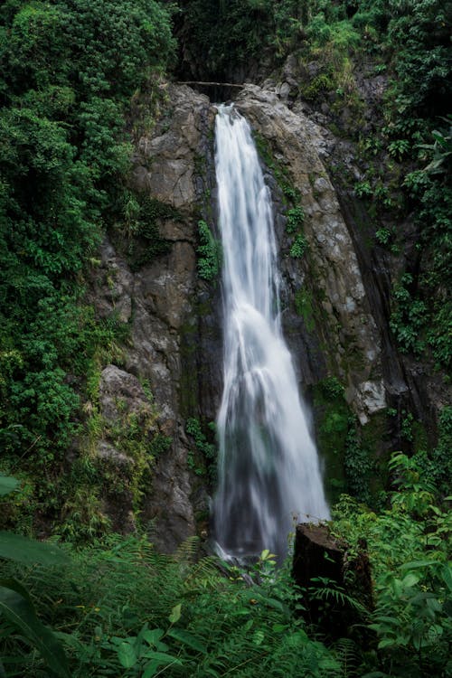 Blurred Flowing Waterfall