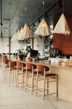 Stylish café in Jönköping featuring modern Scandinavian design and cozy atmosphere.