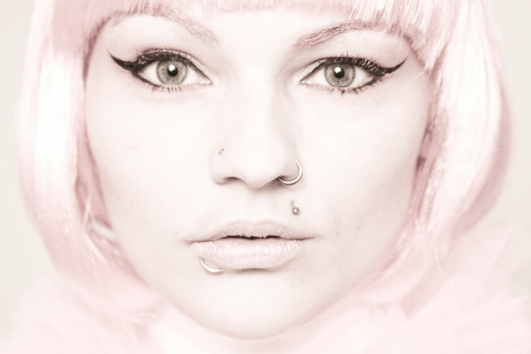 Woman with Dyed, Pink Hair · Free Stock Photo