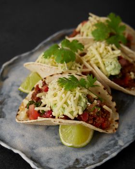 Cheese Tomato Beef Taco Filling: Beef