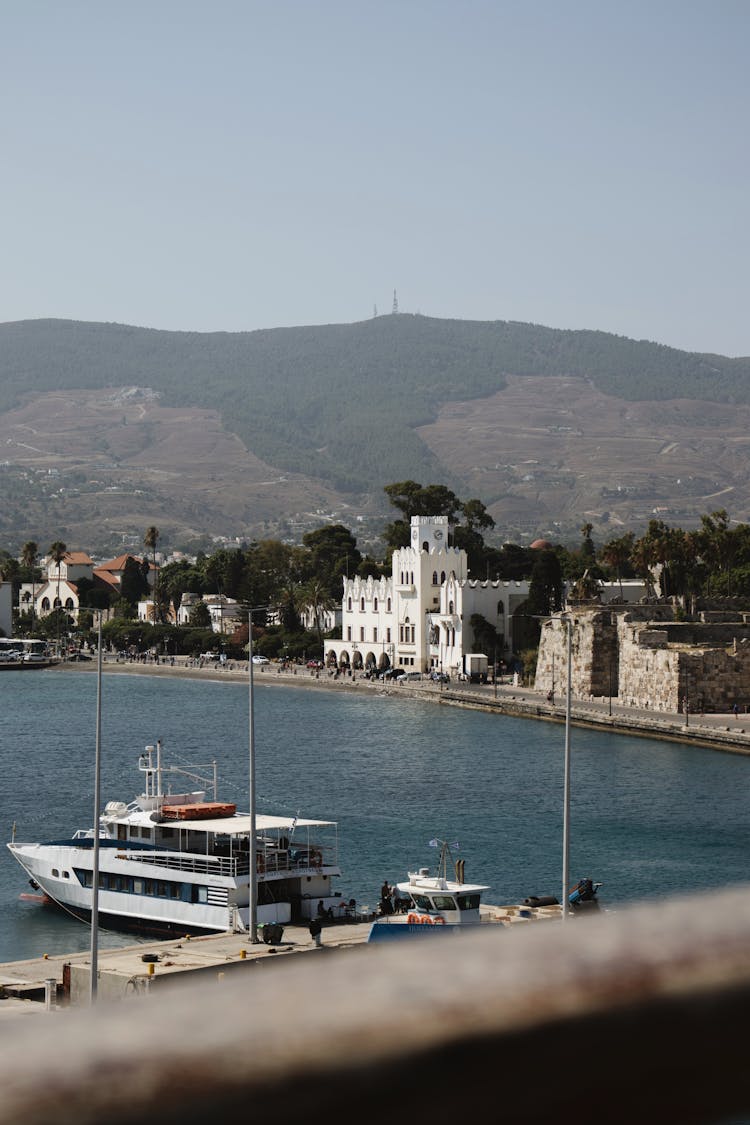 Yacht In A Harbor