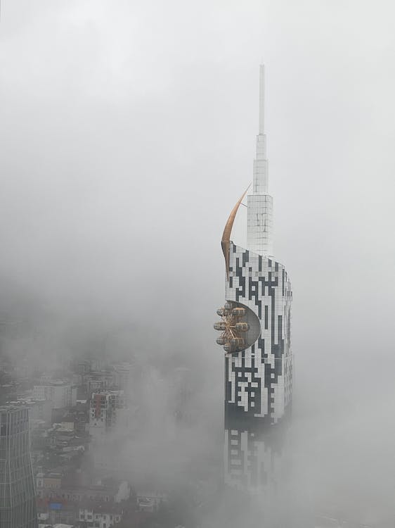 Clouds over Batumi Technological University Tower