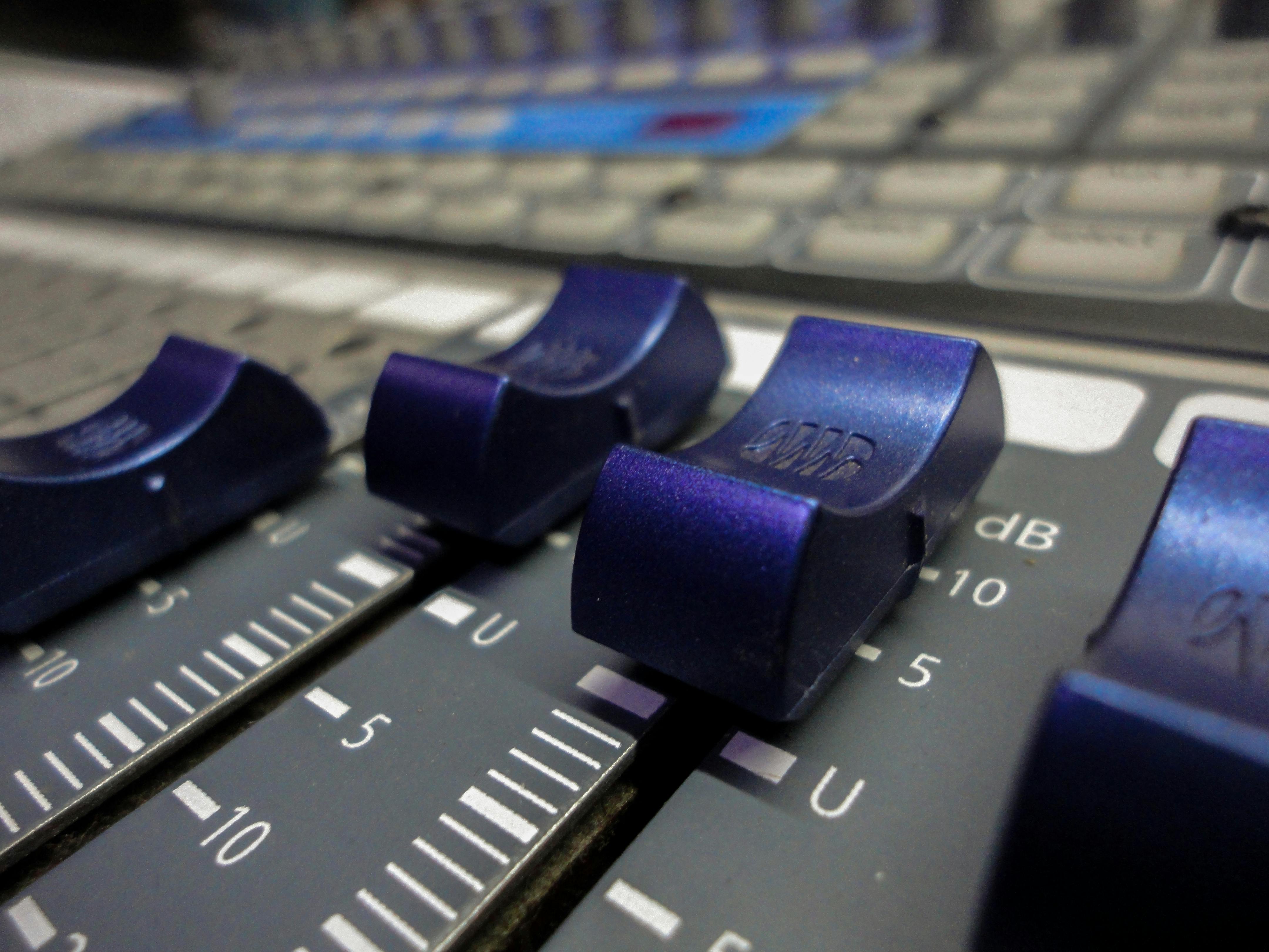 Free stock photo of audio mixer, console, live music