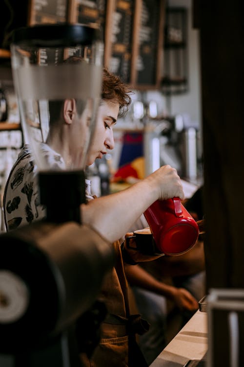 A Barista at Work