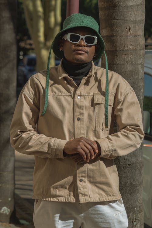 Man in Jacket and Hat