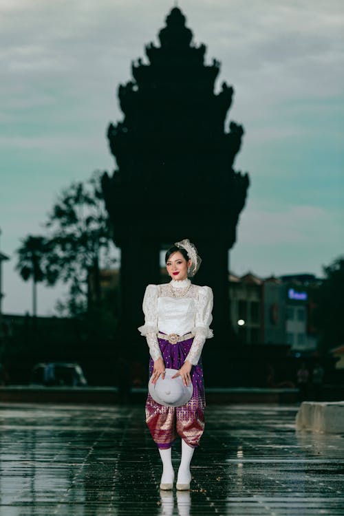 亞洲女人, 传统服装, 優雅 的 免费素材图片