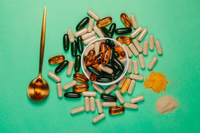 Berberine supplement capsules for PCOS fertility