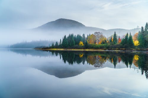 Základová fotografie zdarma na téma jezero, kopec, krajina