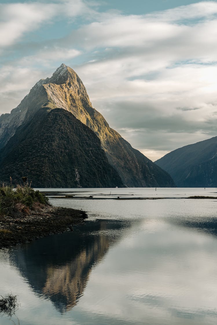 Mountain Reflecting On A Lake 