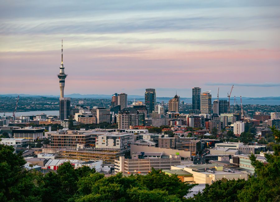 Auckland, New Zealand — a travel moment · stay connected with a Auckland eSIM from My Holiday SIM