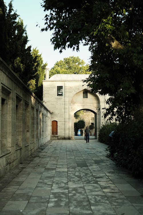 Man Walking by Suleymaniye Mosque