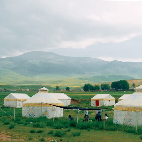 Tents in a Field