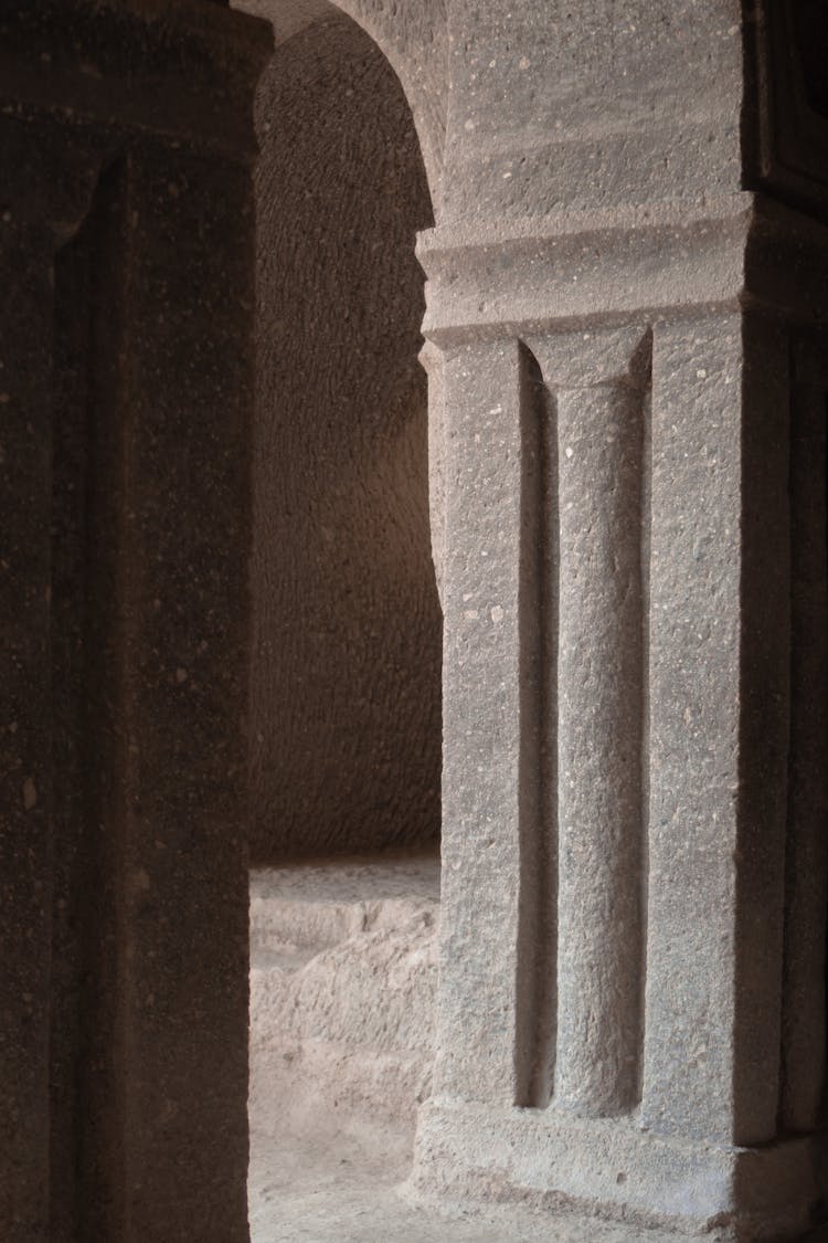 Closeup Of A Stone Architectural Detail