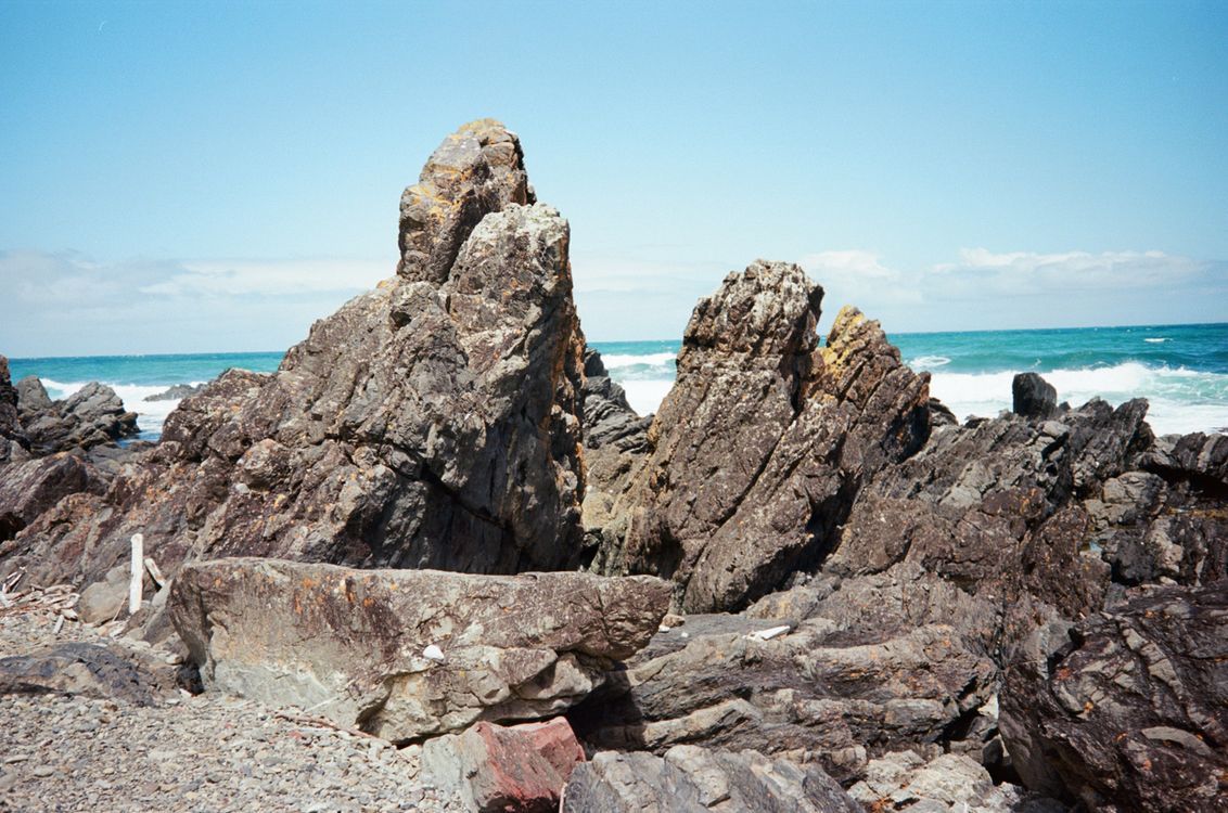 Jordale Rocks Rugged Coastal Rocks of Wellington, NZ · Free Stock Photo