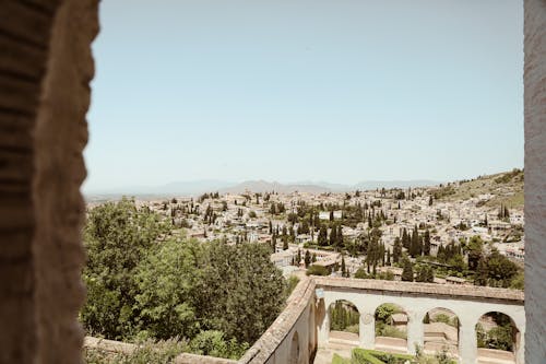 Panoramic View of Granada, Andalusia, Spain