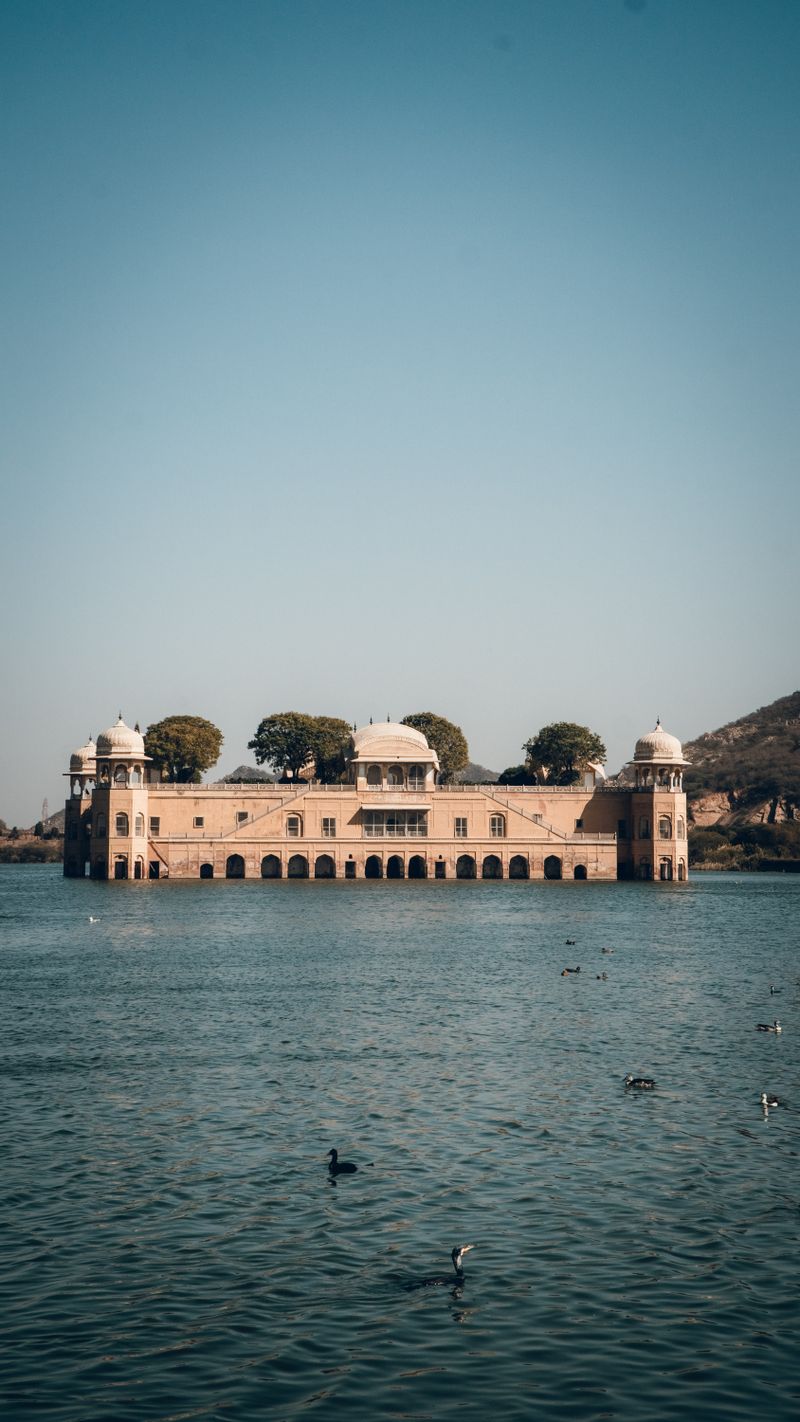 Jal Mahal water palace on Man Sagar Lake in Jaipur