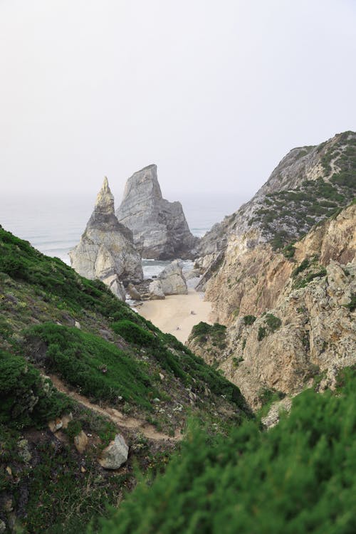 Rocky Cliffs by the Shore 