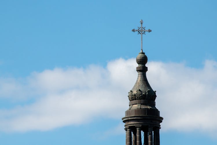 Cross On Church Tower