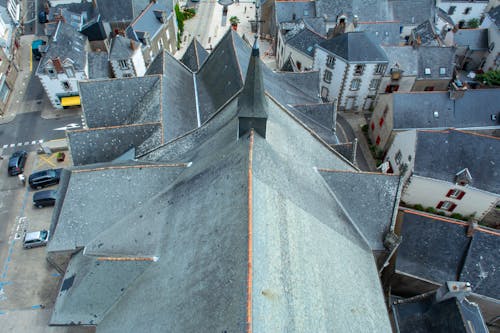 Gratis stockfoto met bovenaanzicht, daken, dorp