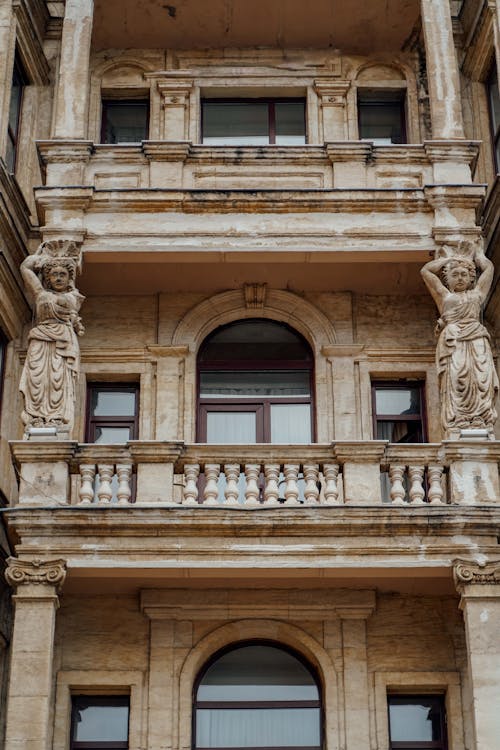Foto stok gratis arsitektur ottoman, balkon, eksterior bangunan