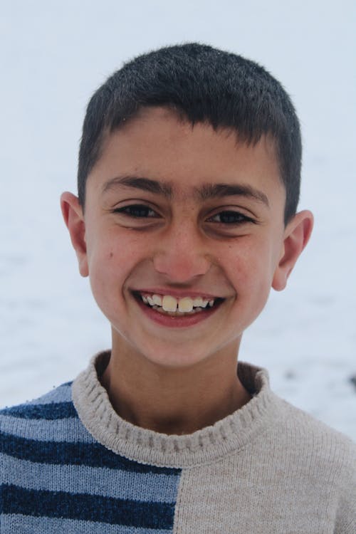 Free Smiling Boy Portrait Stock Photo