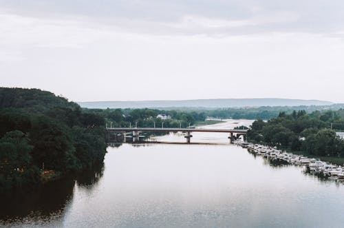 Ilmainen kuvapankkikuva tunnisteilla droonikuva, joki, lintuperspektiivi