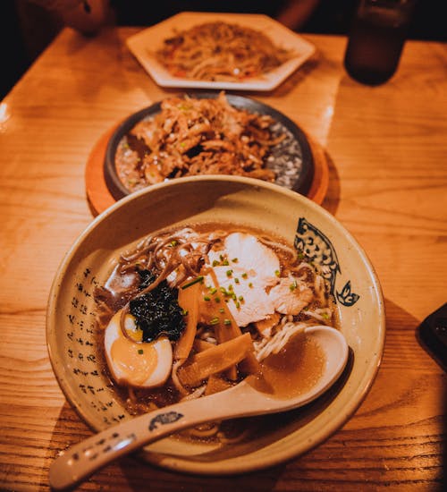 Foto stok gratis alat makan, fotografi makanan, Jepang