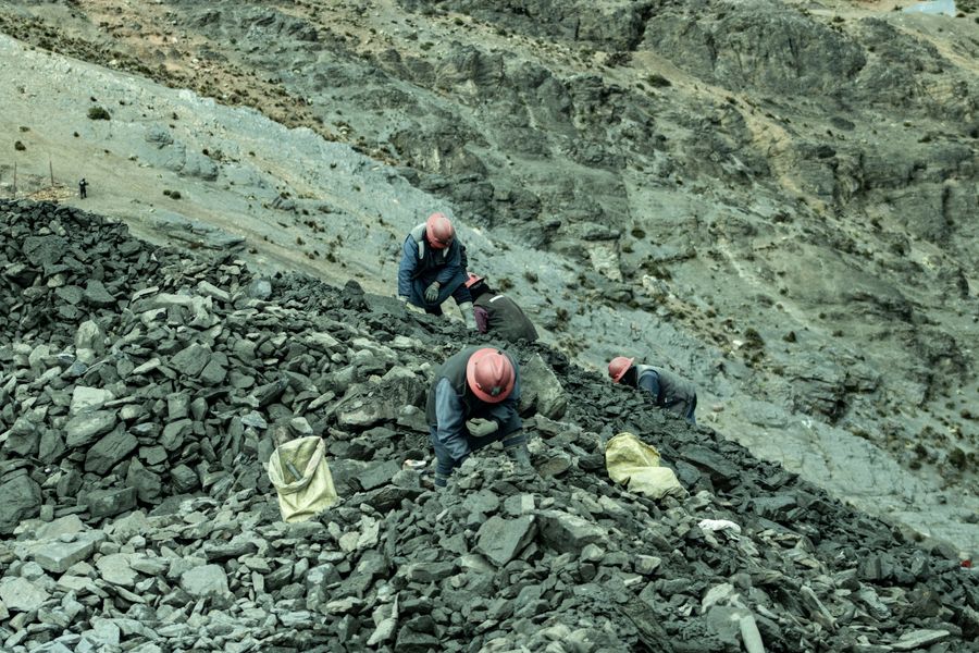 Workers in industry — illustrative stock photograph