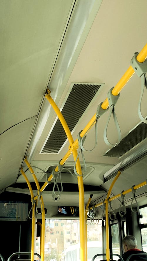 Fotos de stock gratuitas de autobús, interior, tiro vertical