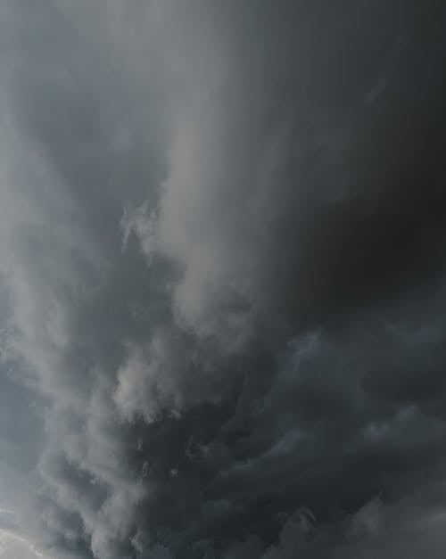 cloudscape, グレー, 垂直ショットの無料の写真素材