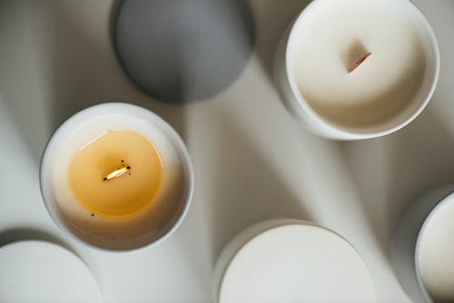 Top View of Candles