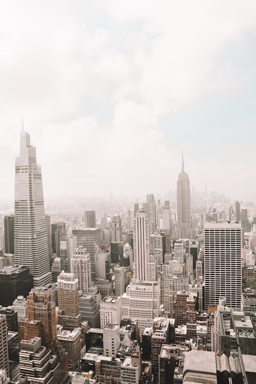 Základová fotografie zdarma na téma centra okresů, centrum města, Empire State Building