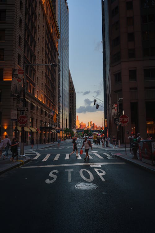 Free Sunset in NYC Stock Photo