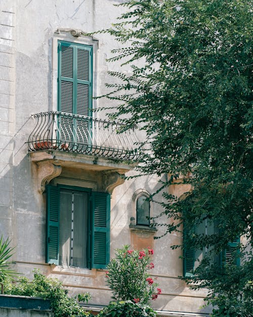 Balcony on Building Wall