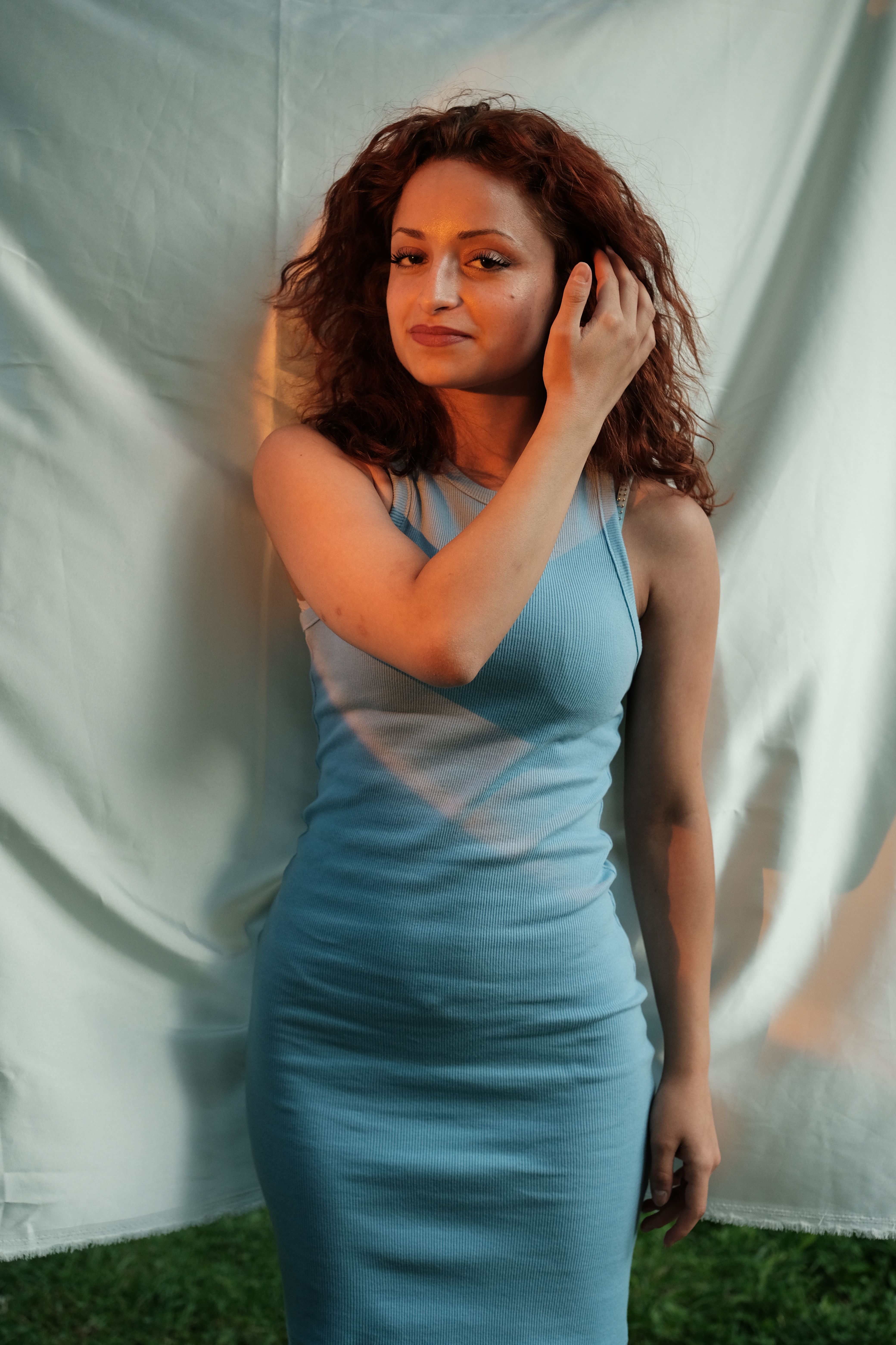 Vestido Midi Canelado