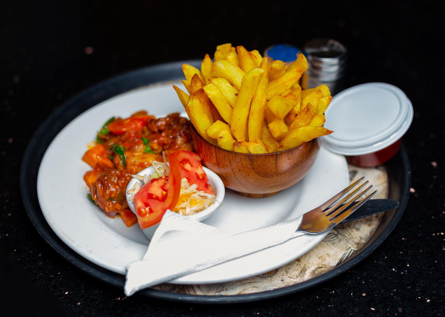 Spiced Stew Platter