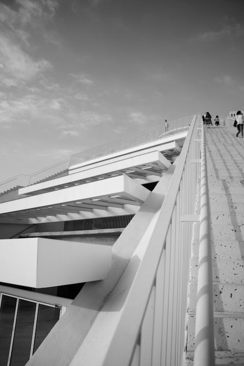 Low Angle Shot of a Modern Building in City 