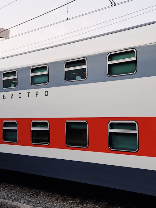 2층 열차, 기차, 기차역의 무료 스톡 사진