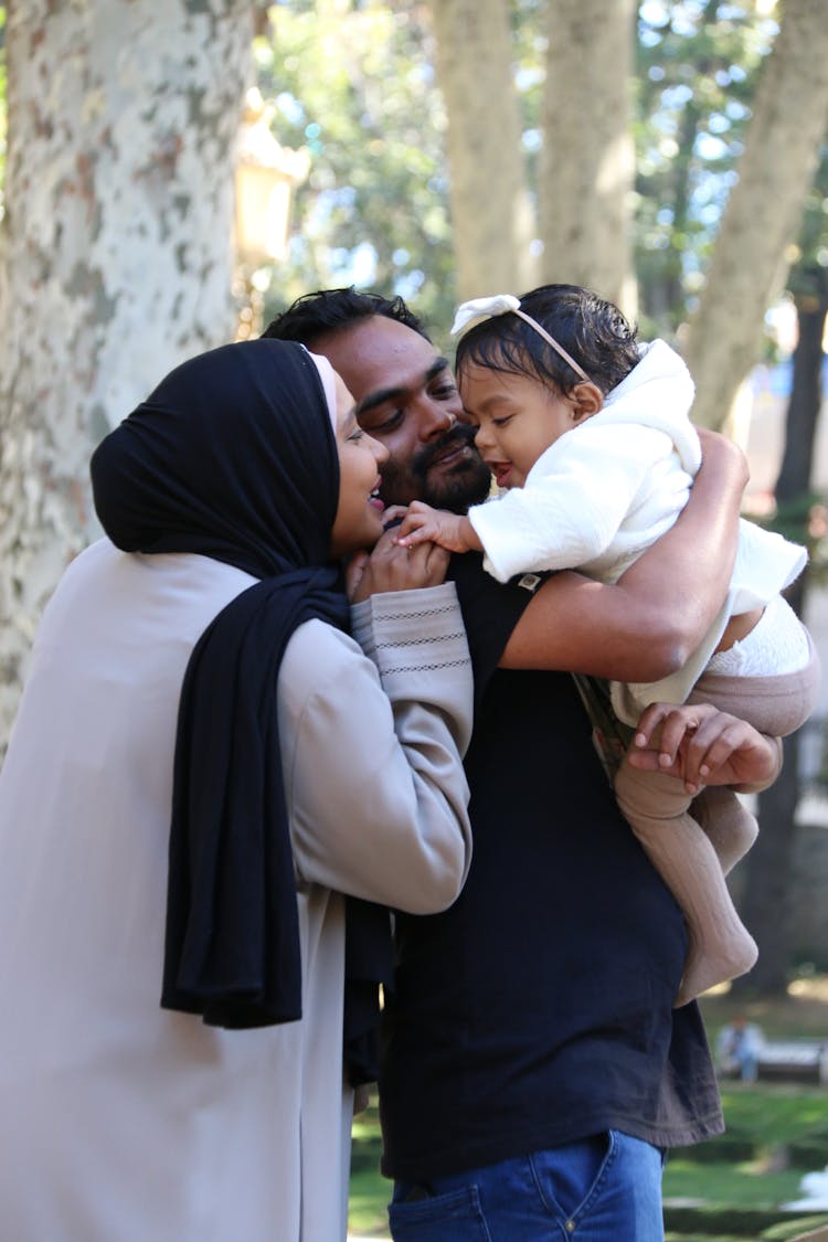 Affectionate Happy Family