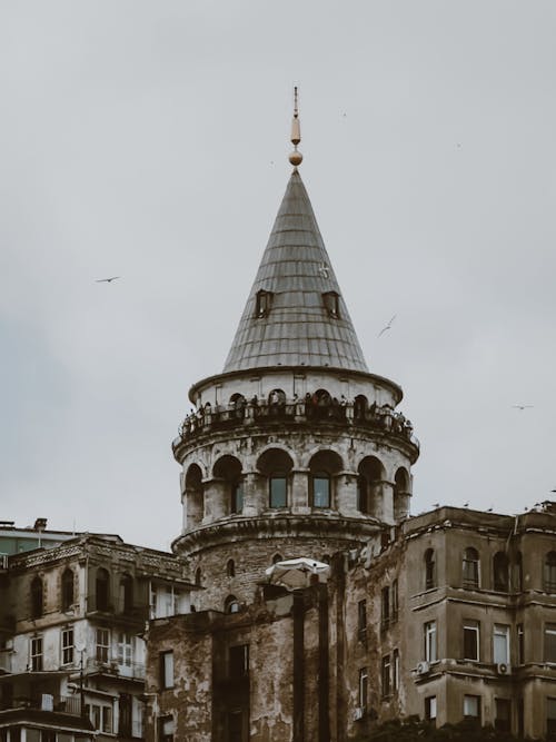 Fotobanka s bezplatnými fotkami na tému cestovať, galata veža, Istanbul