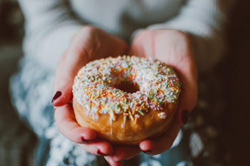 Free Donut With Sprinkles Stock Photo