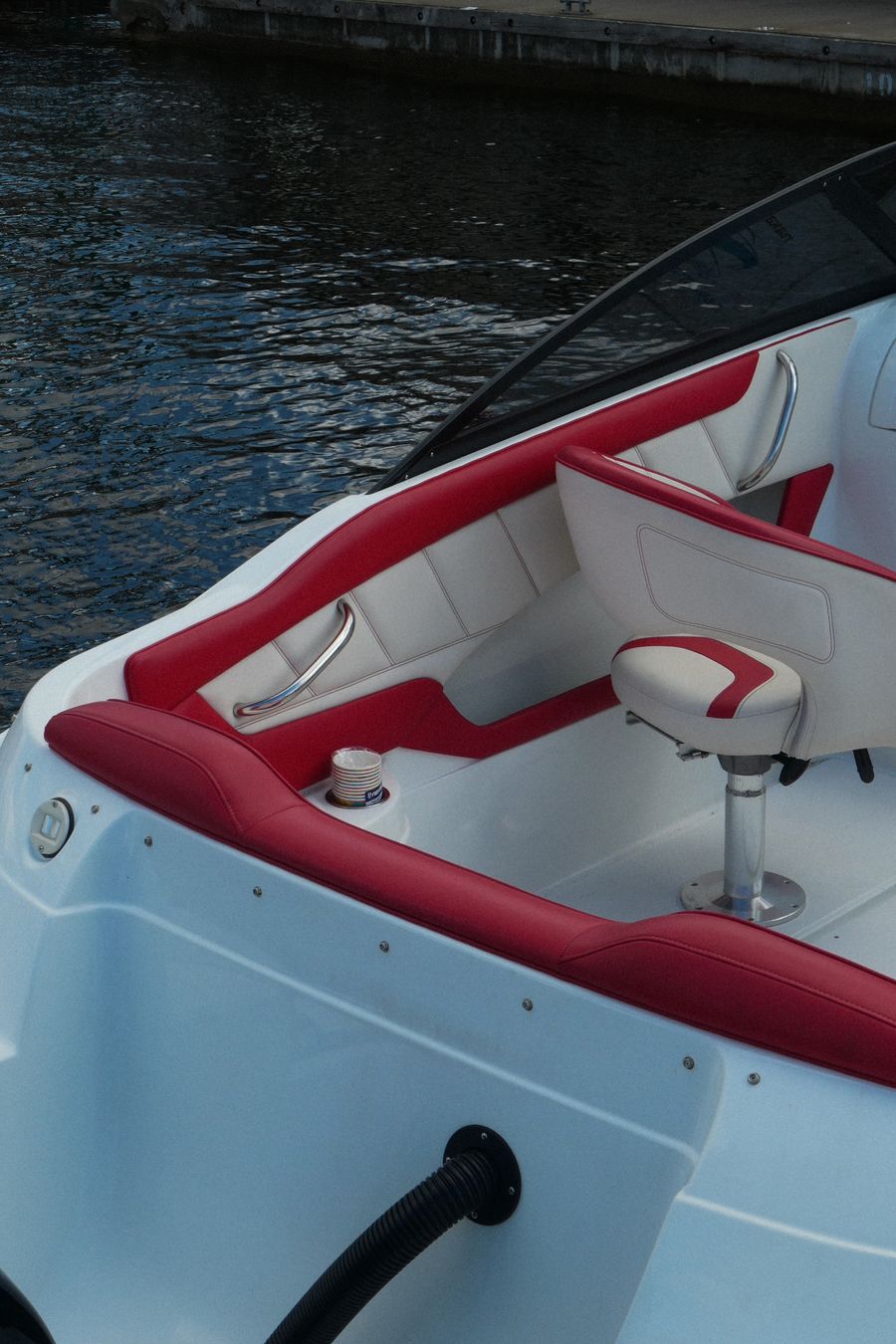 Luxury boat interior seats